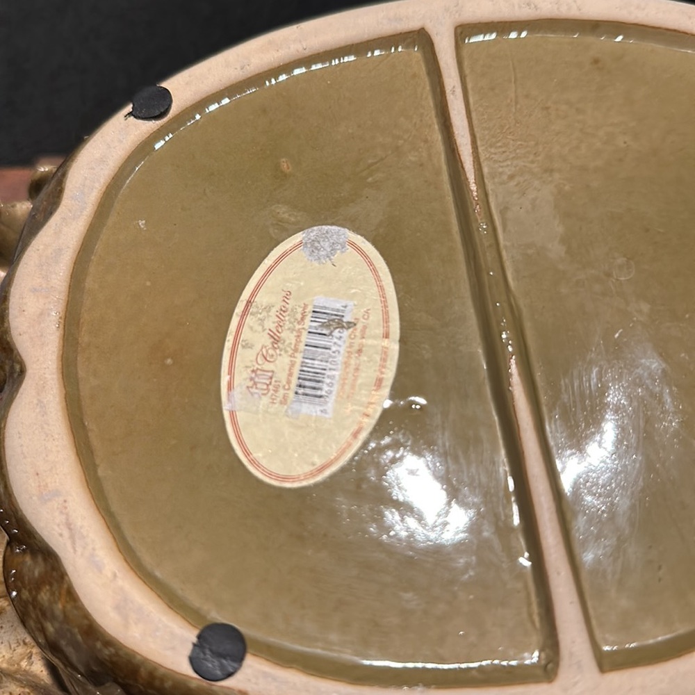 Ceramic Pumpkin Server - Picture 4 of 12